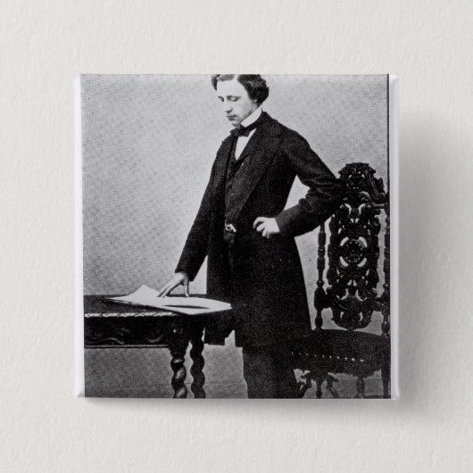 Lewis Carroll alterte 29 Button (Vorderseite)