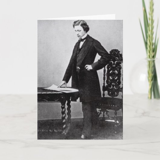 Lewis Carroll alterte 29 Karte (Vorderseite)