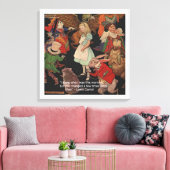 Lewis Carroll & Change of Mind Canvas Print Leinwanddruck (Insitu (Wohnzimmer))