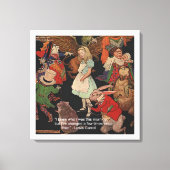 Lewis Carroll & Change of Mind Canvas Print Leinwanddruck (Vorderseite)