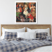 Lewis Carroll & Change of Mind Canvas Print Leinwanddruck (Insitu (Schlafzimmer))
