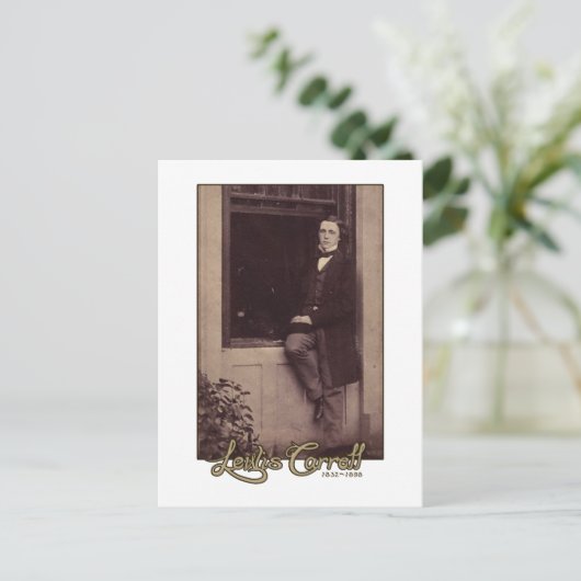 Lewis Carroll Foto 2 Postkarte (Stehend Vorderseite)