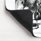 Lewis Carroll - Glass Illustration & Quote Mousepad (Ecke)