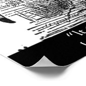 Lewis Carroll Graphic & Famous Quote Poster (Ecke)