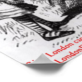 Lewis Carroll Graphic & Famous Quote Poster (Ecke)