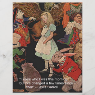 Lewis Carroll Illustration & Mind Change Zitat