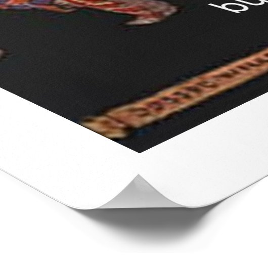 Lewis Carroll & Mind Change Quote Poster (Ecke)