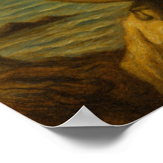 Lewis Carroll Mock Turtle Character Poster (Ecke)