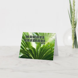 Lewis Cass Inspiration Zitat "Zweifel" Dankeskarte