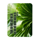 Lewis Cass Inspiration Zitat "Zweifel" flexibel Magnet (Vertikal)