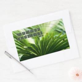 Lewis Cass Inspiration Zitat "Zweifel" Rechteckiger Aufkleber