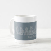 Lewis Chessmen in the Frontline Kaffeetasse (Vorderseite Links)