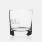 Lewis Chessmen in the Frontline Whiskyglas (Links)