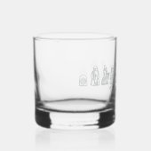 Lewis Chessmen in the Frontline Whiskyglas (Rechts)