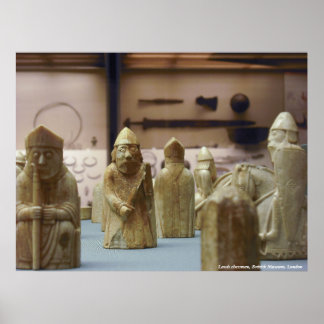 Lewis Chessmen Poster