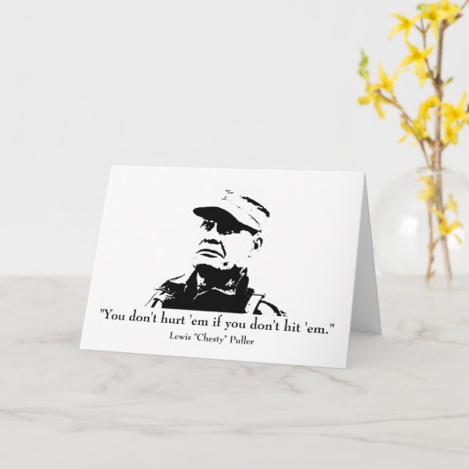 Lewis "Chesty" Puller Karte (Gelbe Blume)