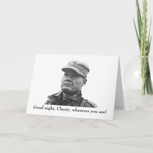 Lewis "Chesty" Puller Karte (Vorderseite)