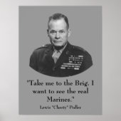 Lewis "Chesty" Puller — Kriegsheld Poster (Vorne)