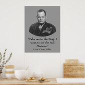 Lewis "Chesty" Puller — Kriegsheld Poster (Küche)