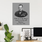 Lewis "Chesty" Puller — Kriegsheld Poster (Heimbüro)