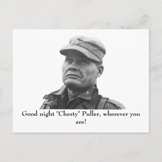 Lewis "Chesty" Puller Postkarte (Vorderseite)