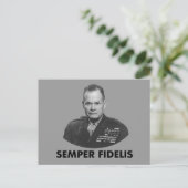 Lewis "Chesty" Puller Postkarte (Stehend Vorderseite)