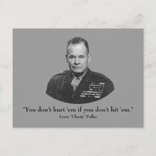 Lewis "Chesty" Puller Postkarte