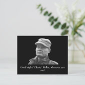 Lewis "Chesty" Puller Postkarte (Stehend Vorderseite)