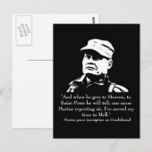 Lewis "Chesty" Puller Postkarte (Vorne/Hinten)