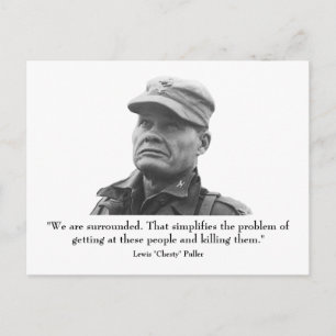 Lewis "Chesty" Puller Postkarte