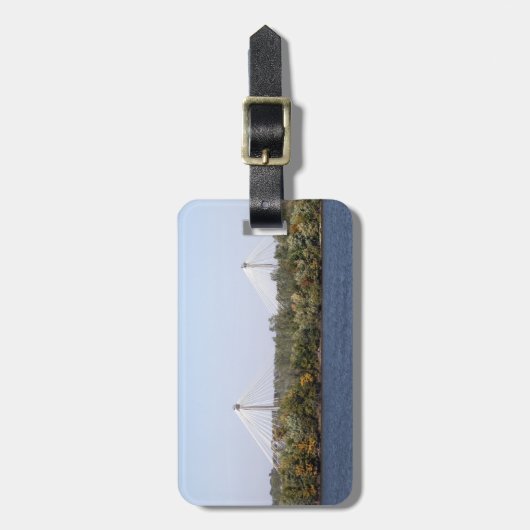 Lewis & Clark Bridge Gepäckanhänger (Vorderseite vertikal)