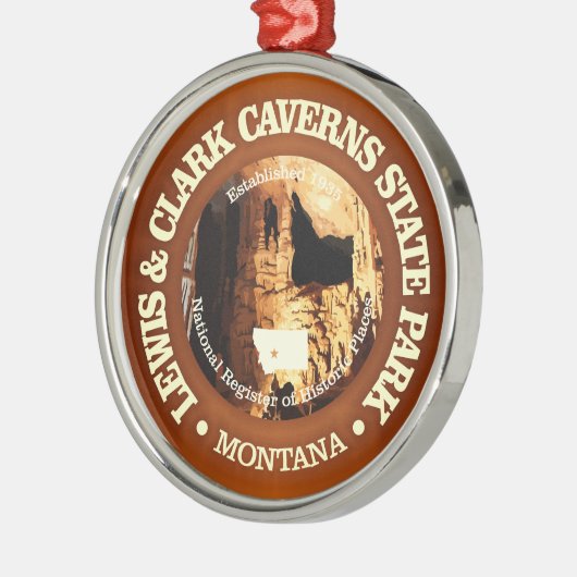 Lewis & Clark Caverns SP Ornament Aus Metall (Links)