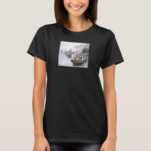 Lewis Clark Expedition über die Unterkolumbien T-Shirt (Vorderseite)