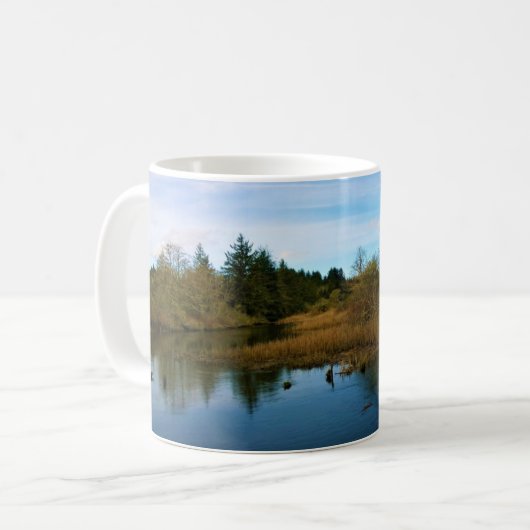 Lewis & Clark River, OR Kaffeetasse (Vorderseite Links)