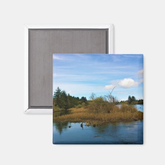 Lewis & Clark River, Oregon Magnet (Vorderseite/Rückseite)