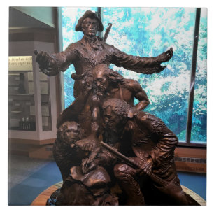 Lewis & Clark Statue, Fort Clatsop, Oregon Fliese