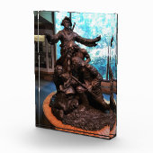 Lewis & Clark Statue, Fort Clatsop, Oregon Fotoblock (Rechts)