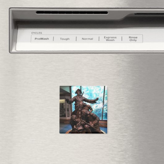 Lewis & Clark Statue, Fort Clatsop, Oregon Magnet (In Situ (Geschirrspüler))