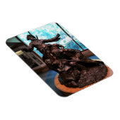 Lewis & Clark Statue, Fort Clatsop, Oregon Magnet (Rechte Seite)