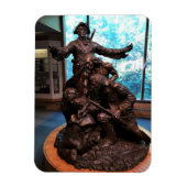 Lewis & Clark Statue, Fort Clatsop, Oregon Magnet (Vertikal)
