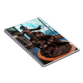 Lewis & Clark Statue, Fort Clatsop, Oregon Notizblock (Rechte Seite)