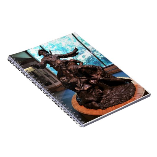 Lewis & Clark Statue, Fort Clatsop, Oregon Notizblock (Rechte Seite)