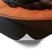 Lewis & Clark Statue, Fort Clatsop, Oregon Poster (Ecke)