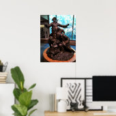 Lewis & Clark Statue, Fort Clatsop, Oregon Poster (Heimbüro)