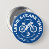 Lewis & Clark Trail (Radfahren) Button (Vorne & Hinten)