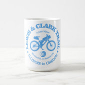 Lewis & Clark Trail (Radfahren) Kaffeetasse (Mittel)