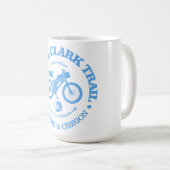 Lewis & Clark Trail (Radfahren) Kaffeetasse (VorderseiteRechts)