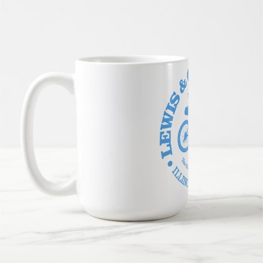 Lewis & Clark Trail (Radfahren) Kaffeetasse (Links)