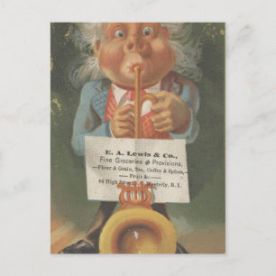 Lewis & Co. Feinkost Ephemera Postkarte