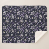 Lewis Day's "Granny" Floral Sherpadecke (Vorderseite (Horizontal))